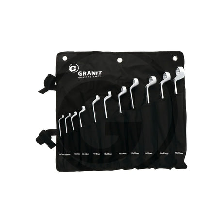 Set chei inelare duble, 6-32 mm 11 piese GRANIT BLACK EDITION 7301349 – imagine 3
