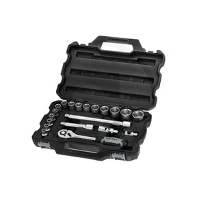 Set chei tubulare, 1/2" 20 buc., metric GRANIT BLACK EDITION 7301002
