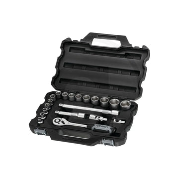 Set chei tubulare, 1/2" 20 buc., metric GRANIT BLACK EDITION 7301002