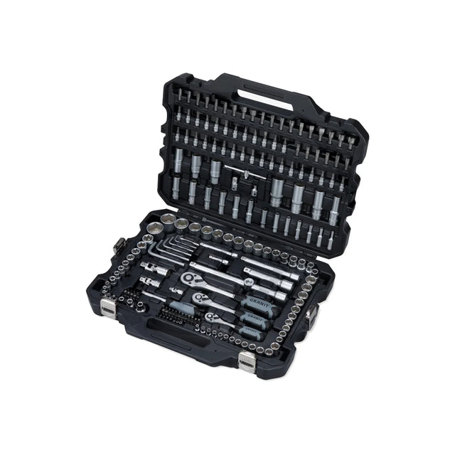 Set chei tubulare 1/4", 3/8", 1/2" 181 buc., metric GRANIT BLACK EDITION 7301001