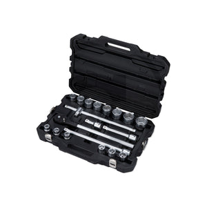 Set chei tubulare 3 4 19 buc metric GRANIT BLACK EDITION 7301003