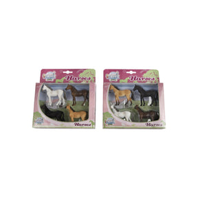 Set de 4 cai pentru machete, scara 1:24 Kids Globe 600KG640085