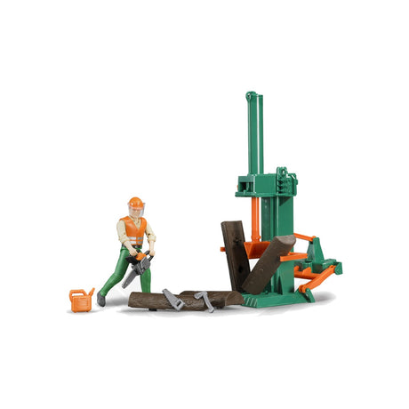 Set forestier de jucarie, scara 1:16 Bruder 062650 – imagine 2