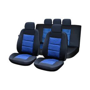 Set huse scaun Premium Lux - albastru