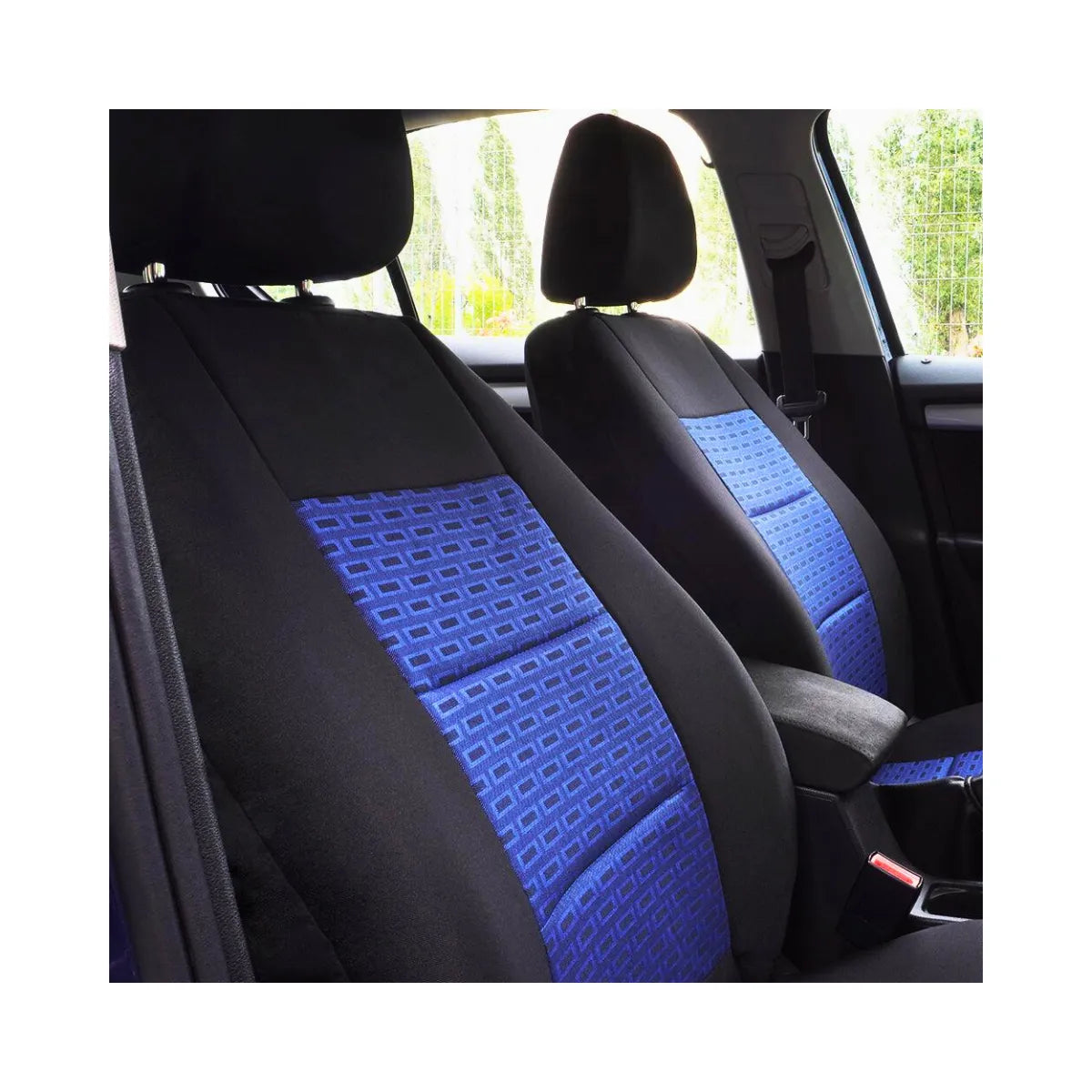 Set huse scaun Premium Lux - albastru