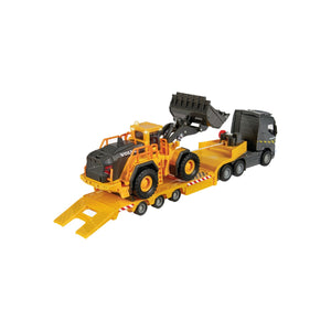 Set machete camion Volvo si incarcator pe roti Dickie Toys 11433799 – imagine 2