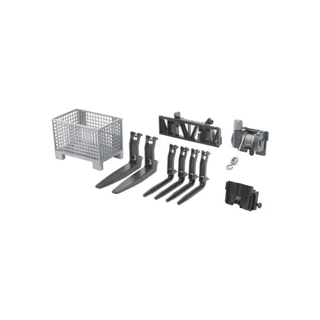 Set pentru incarcator frontal, accesorii pentru machete Bruder 02318