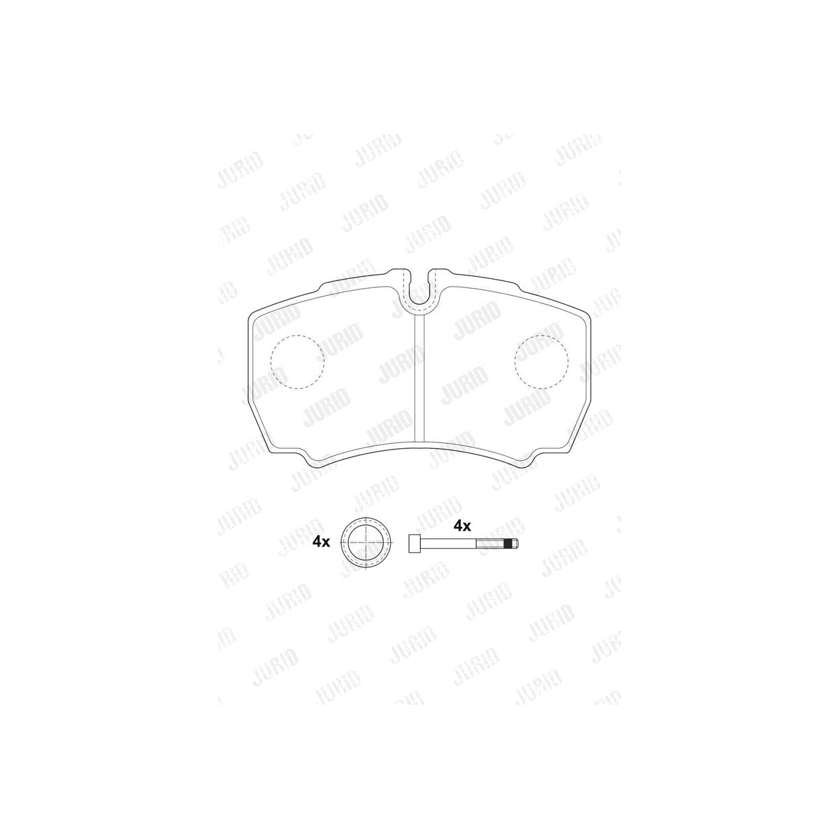 Set placute frana spate Jurid 2912309560 – imagine 2