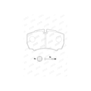 Set placute frana spate Jurid 2912309560 – imagine 2