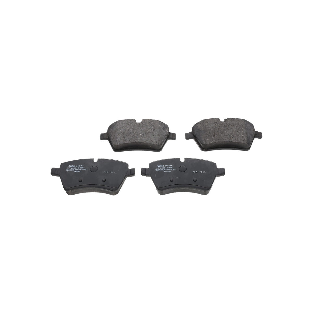 Set placute frana Valeo 302431 – imagine 2