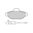 Set placute frana Valeo 601021
