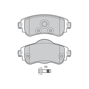 Set placute frana Valeo 601293