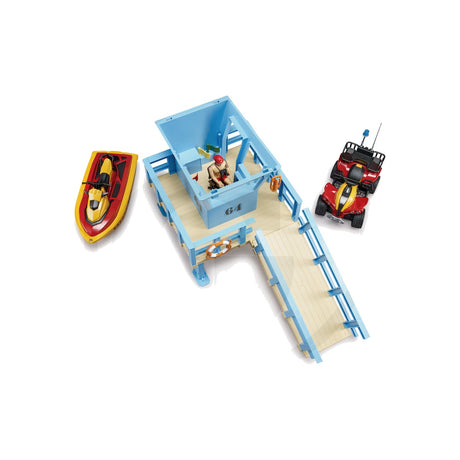 Set statie de salvamari bworld cu quad, scara 1:16 Bruder 12287320 – imagine 3