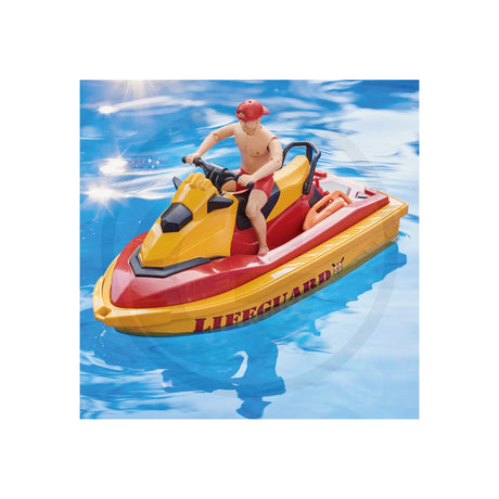 Set statie de salvamari bworld cu quad, scara 1:16 Bruder 12287320 – imagine 5