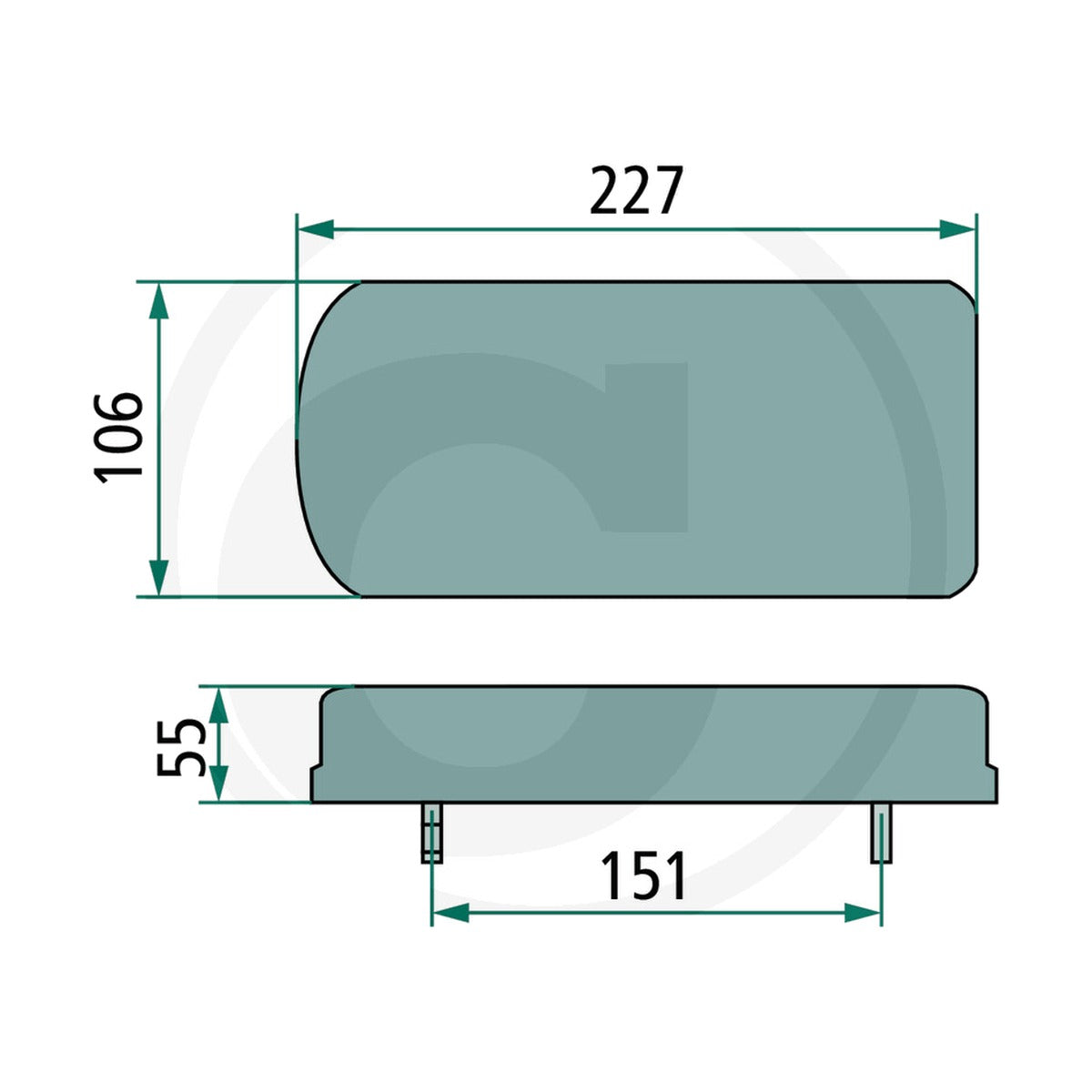 Schita dimensiuni Set stopuri LED GRANIT 70799195