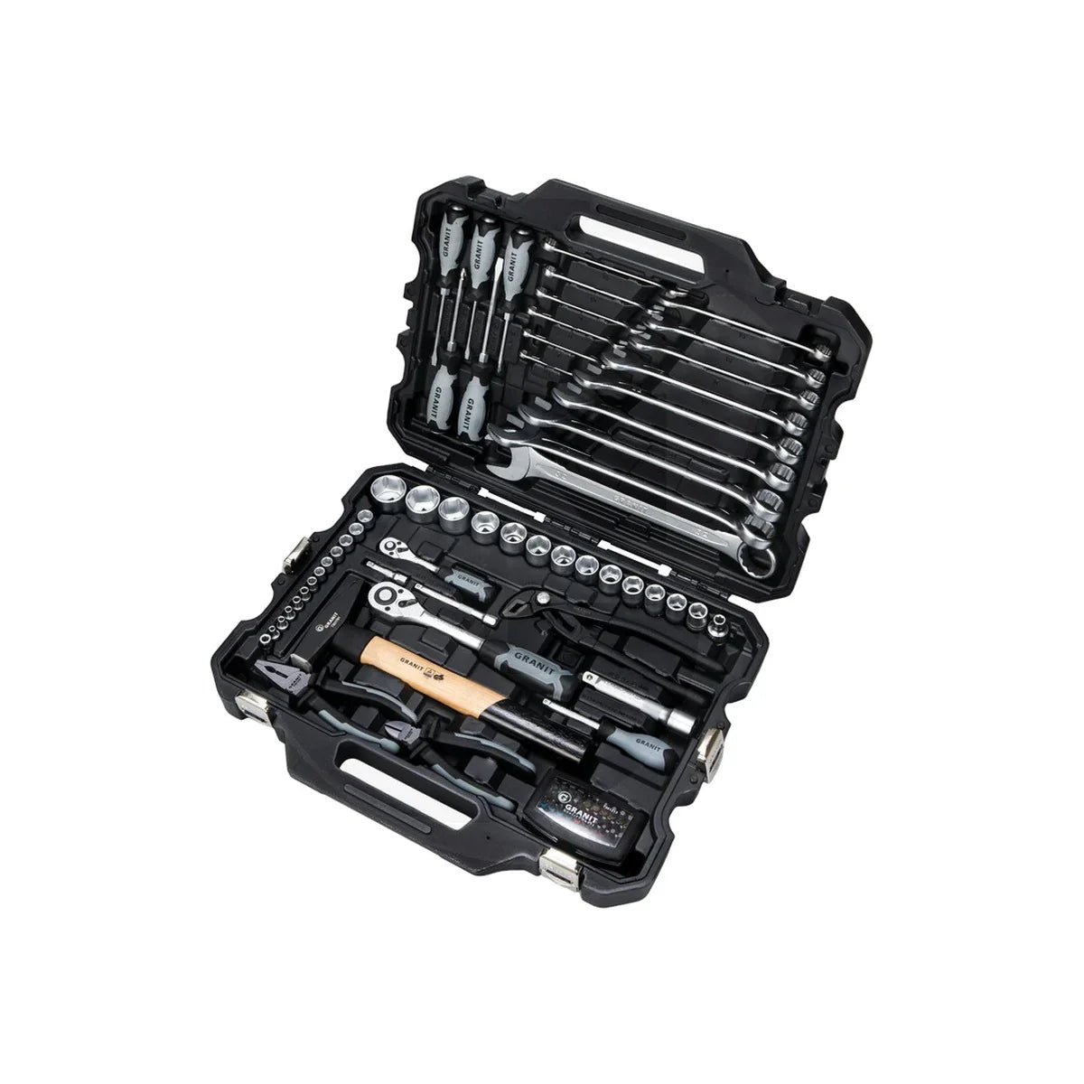 Set unelte Profi, 62 buc 58 buc., metric GRANIT BLACK EDITION 7302220