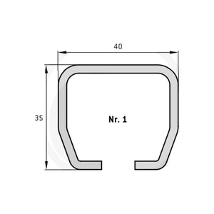 Sina mobila fara gaura MEA Metal Applications 5009030/300 – imagine 2