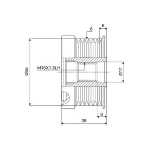 Sistem roata libera generator Valeo 588022 – imagine 5