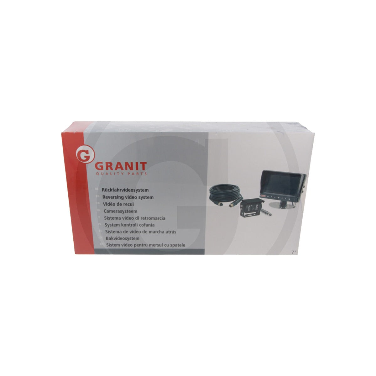 Sistem video pentru marsarier cu monitor 7 inch si camera IP69K GRANIT 50700302 – imagine 2