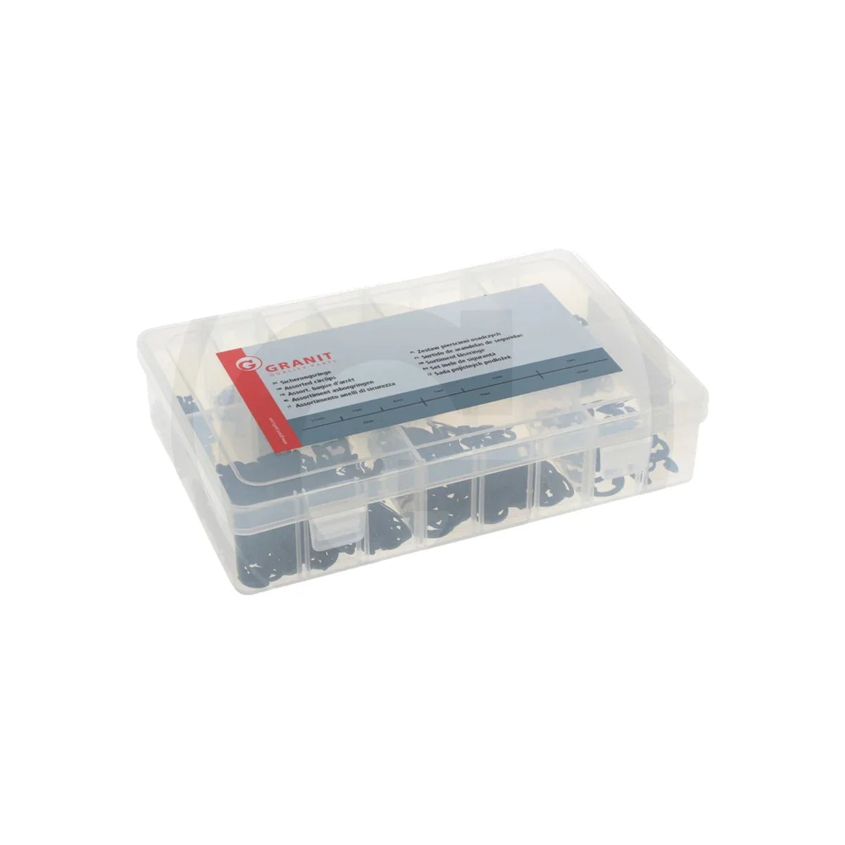 Sortiment inele de siguranta format din 1300 piese GRANIT 50099001 – imagine 2