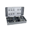 Sortiment nipluri de lubrifiere 110 piese, in cutie din plastic rezistent GRANIT 50099017