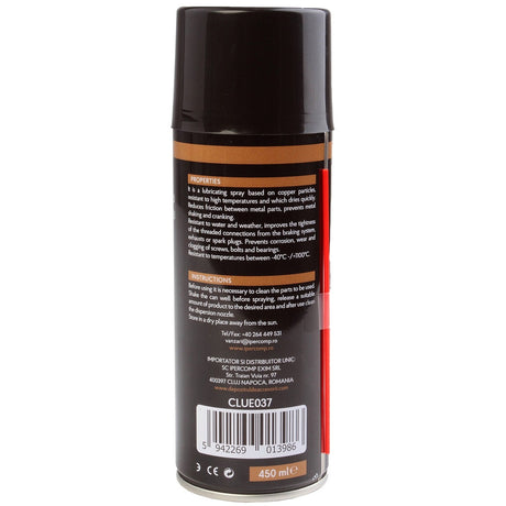 Spray vaselină cu particule de cupru 450 ml CLUE CLUE037 – imagine 2