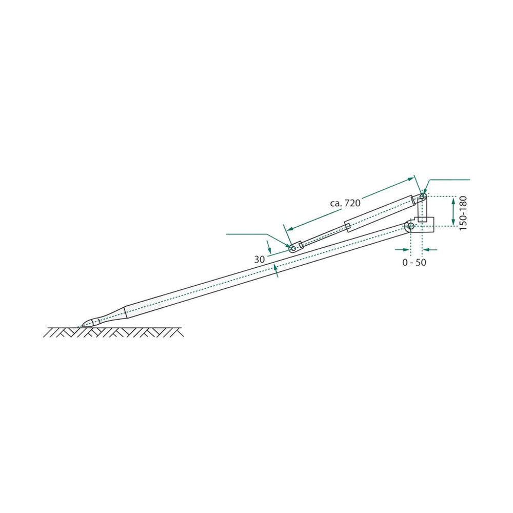 Schita dimensiuni Suport carlig de tractiune Tip 72/Z – compatibil HW 60 / HW 80 RINGFEDER 15851.98.01.0013