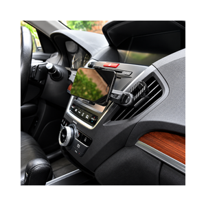 Suport telefon auto extensibil 55-83mm cu prindere in grila de ventilatie