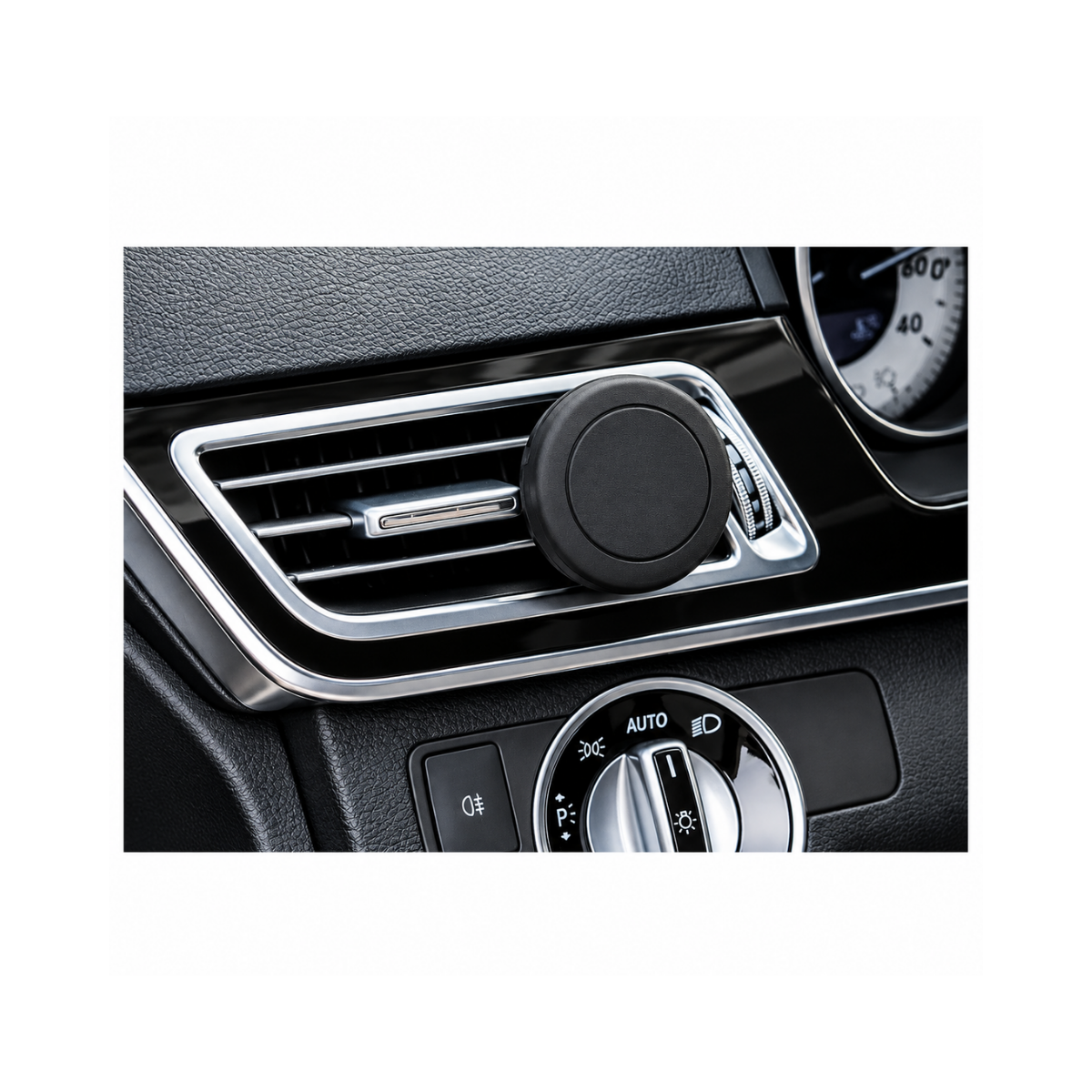 Suport telefon  auto magnetic cu fixare in grila de ventilatie
