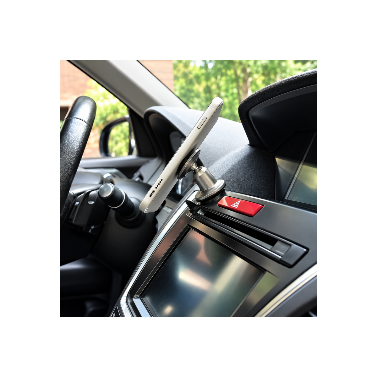 Suport telefon magnetic auto cu fixare pe bord si rotatie 360