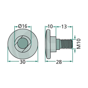 Schita dimensiuni Suruburi ptr. lame pentru Kuhn GRANIT 52556210100 K/25