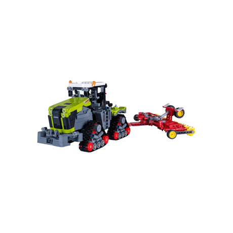 Tractor din caramizi de construit CaDA Claas Xerion 5000, 1336 de piese, scara 1:32 Jamara 47232300 – imagine 3