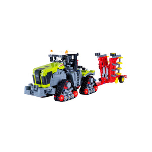 Tractor din caramizi de construit CaDA Claas Xerion 5000, 1336 de piese, scara 1:32 Jamara 47232300 – imagine 4