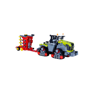 Tractor din caramizi de construit CaDA Claas Xerion 5000, 1336 de piese, scara 1:32 Jamara 47232300 – imagine 8