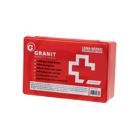 Trusa prim ajutor pentru vehicule, continut conform DIN 13164 GRANIT 50021010011