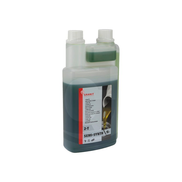 Ulei semisintetic doi timpi auto preparat partial sintetic, de culoare verde GRANIT 21099200