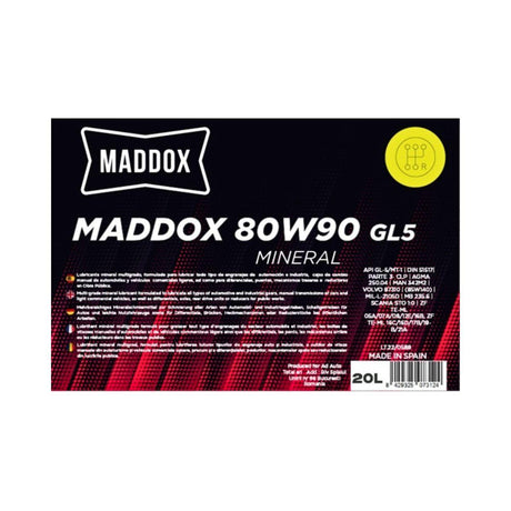 Ulei transmisie Maddox 80W90 GL5 Mineral 20L