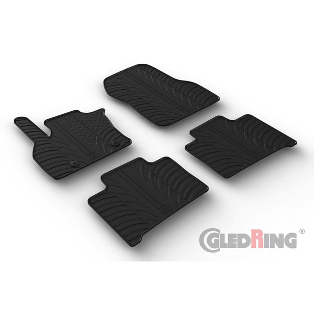 Set 4 covorase cauciuc dedicate RENAULT ZOE HB 2012/ FL 2019->/electric Gledring GL0027