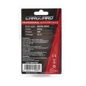 Set 2 becuri R5W - 12V - BA15s Carguard BAA108 – imagine 3