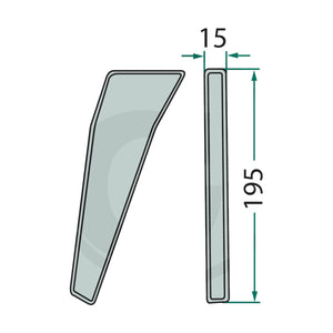 Schita dimensiuni Varf sudat compatibil Amazone GRANIT 180RH92A
