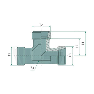 Schita dimensiuni X-TV 8 L fara piulita olandeza si inel taietor compatibil Saphir GRANIT 87003506