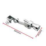 Adaptor sunet turbo universal din aluminiu pentru toba de esapament, fluier evacuare