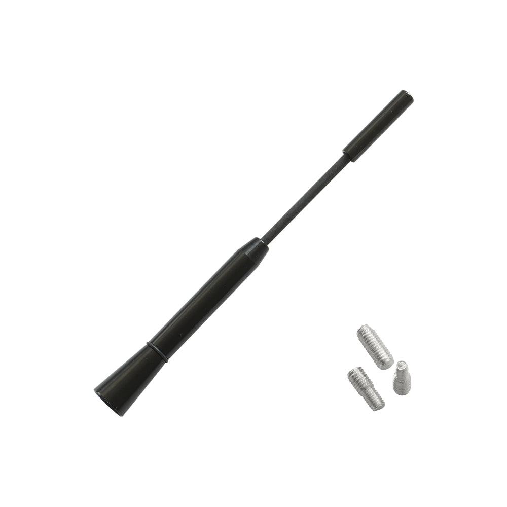 Antena auto exterior neagra 15.8 cm cu 3 adaptoare (4-5-6mm)