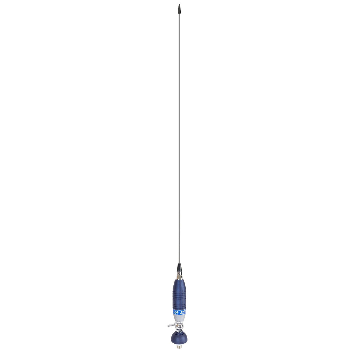 Antena cb pni by sirio super 9 cu fluture, lungime 155 cm, cu montura, cablu rg58 si mufa pl259 incluse