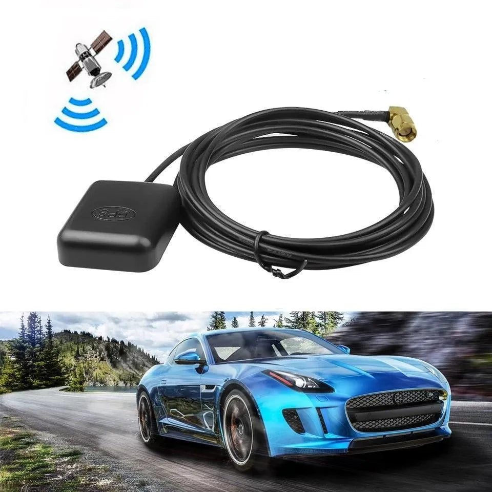 Antena navigatie gps cu conector/mufa sma cu cot si cablu 3m tip rg174