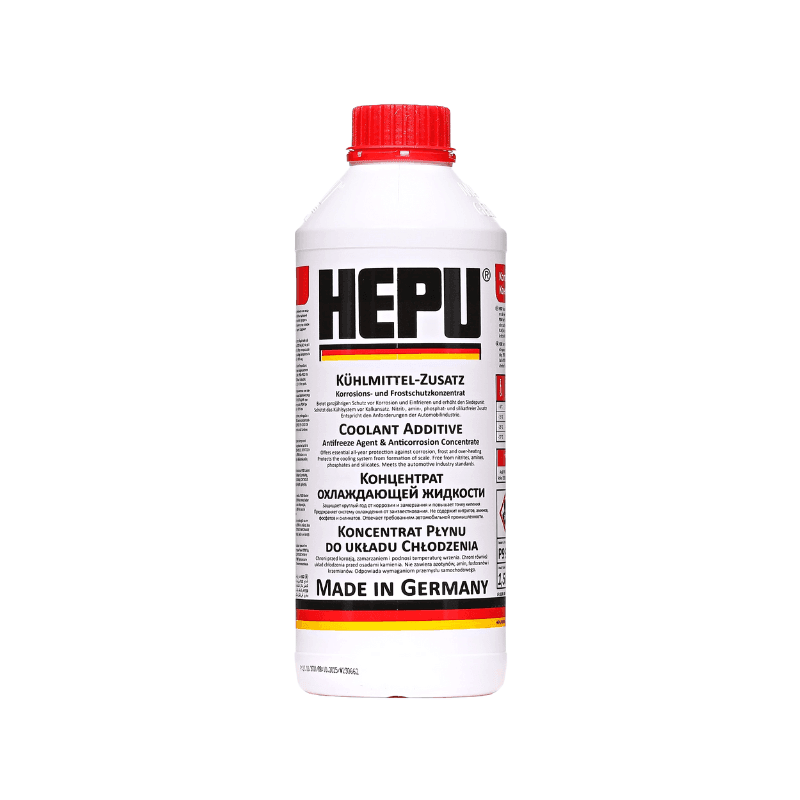 Antigel auto concentrat Hepu G12 rosu fara silicati 1.5L -38°C P999-12