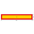 Autocolant reflectorizant galben/ rosu 1130x196 mm hico