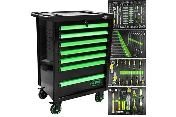 banc-de-scule-7-sertare-verde-echipat-172buc-jbm-1