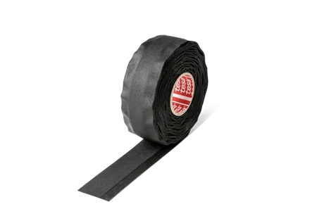 Banda textila cablaje neagra25m/19mm - rezistenta 150c