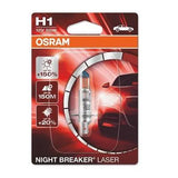 Bec 12v h1 55 w night breaker laser nextgen +150% blister 1 buc osram